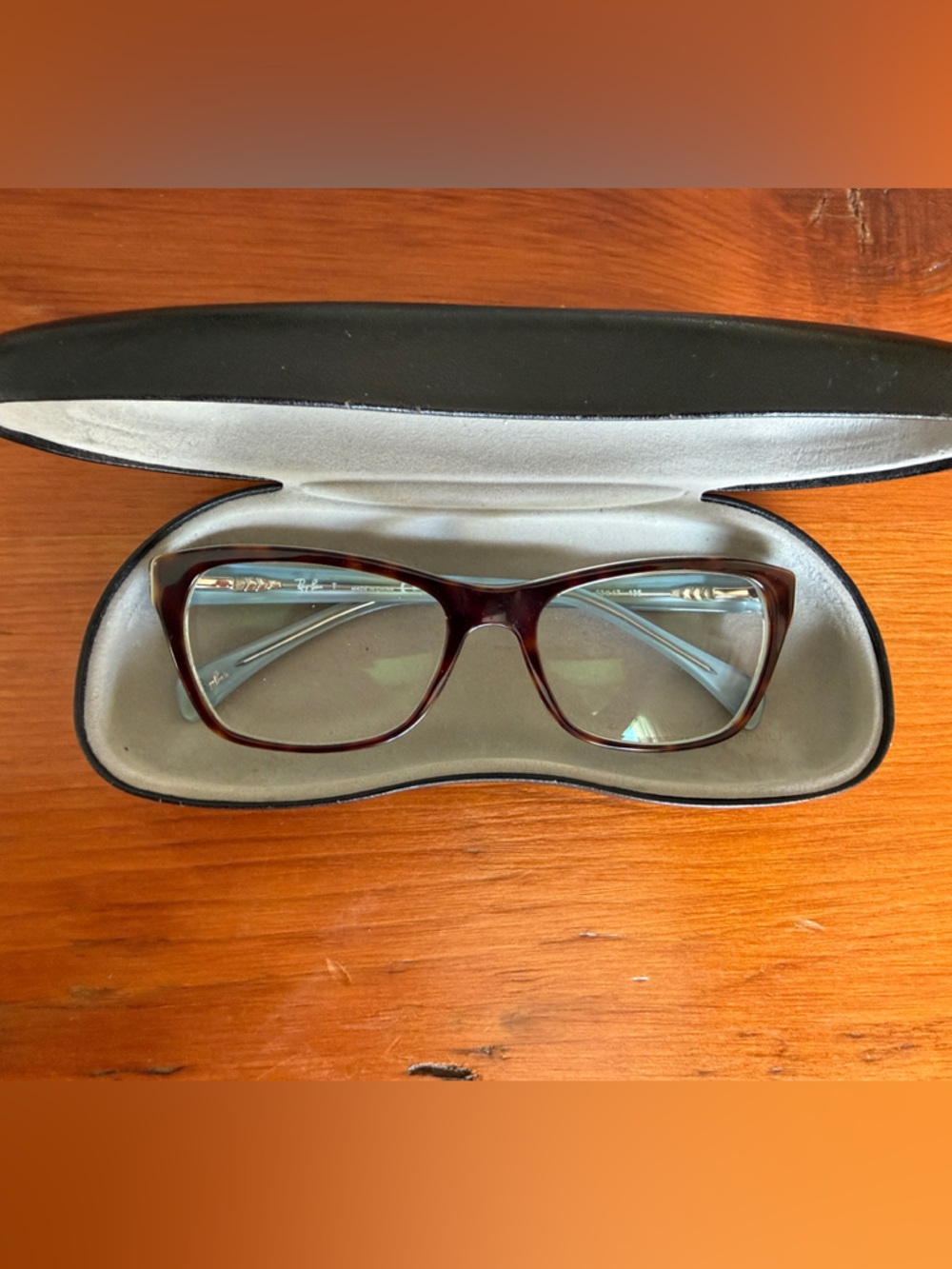 Ray-Ban Women's Rectangle Glasses in Dark Brown